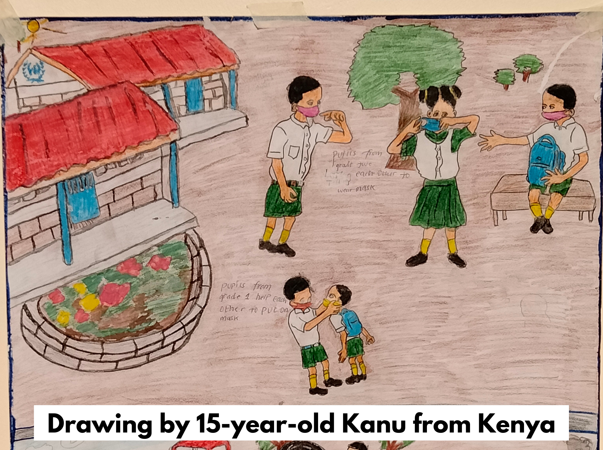 Kids Cleaning Drawing Photos, Images and Pictures